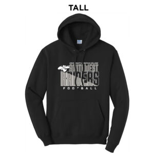 CCC Raiders FB TALL Classic Pullover Hooded Sweatshirt-Black