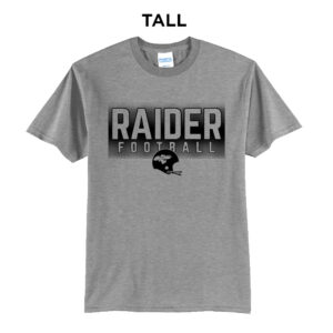 CCC Raiders FB Tall Short Sleeve Tee-Athletic Heather