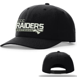 CCC Raiders FB Richardson Relaxed 6 Panel Snapback premium canvas cap-Black