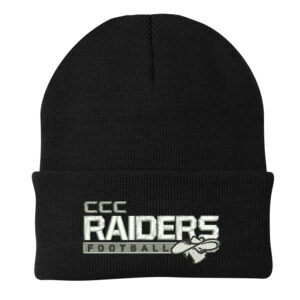 CCC Raiders FB Port Company Knit Cap with cuff-Black