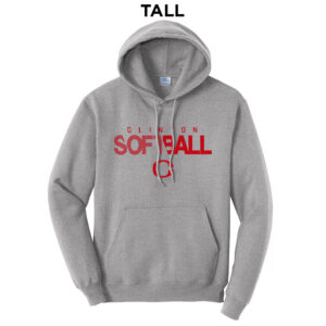 River Queen SB Tall Fleece Hooded Sweatshirt-Athletic heather