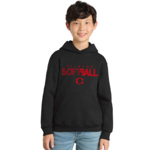 River Queen SB Youth Fleece Hooded Sweatshirt-Black