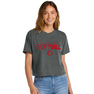 River Queen SB Comfort Colors Women’s Heaveweight Boxy Fit Slightly Cropped T-Shirt-Pepper
