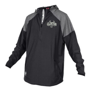 River Queen SB Rawlings Colorsync Long Sleeve 1/2 zip hooded  BP Jacket Adult-Black