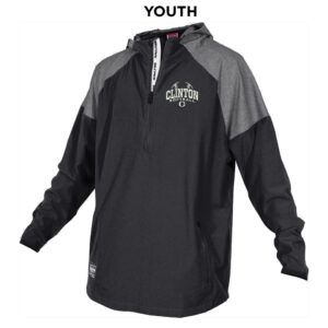 River Queen SB Rawlings YOUTH Rawlings Colorsync Long Sleeve 1/2 zip hooded  BP Jacket-Black