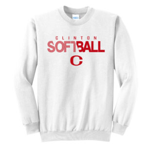 River Queen SB Unisex Fleece Crewneck Sweatshirt-White