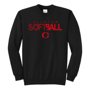 River Queen SB Unisex Core Fleece Crewneck Sweatshirt-Black