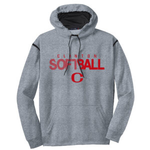 River Queen SB Sport-Tek Tech Fleece Hooded Sweatshirt Men-Heather Black