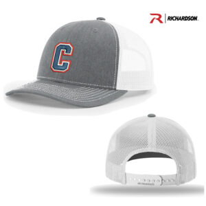 Storm Baseball Richardson Pro Mesh Adjustable Trucker Cap-Heather Grey/White