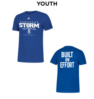 Storm Baseball Adidas Youth Amplifier Short Sleeve Tee-Collegiate Royal