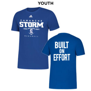 Storm Baseball Adidas Youth Amplifier Short Sleeve Tee-Collegiate Royal