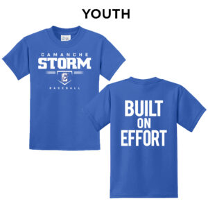 Storm Baseball Youth Short Sleeve Tee-Royal