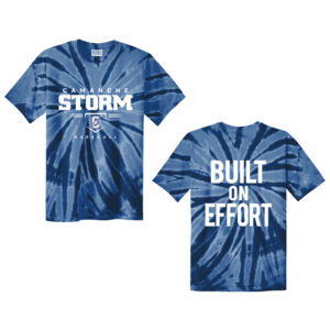 Storm Baseball Unisex Essential Tie-Dye Tee-Navy