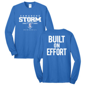 Storm Baseball Unisex Cotton Long Sleeve Tee-Royal