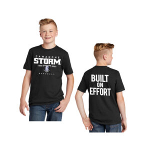 Storm Baseball Youth Premium Short Sleeve Tee-Black