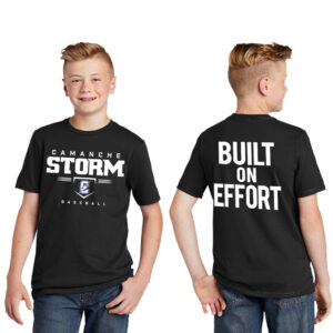 Storm Baseball Youth Premium Short Sleeve Tee-Black