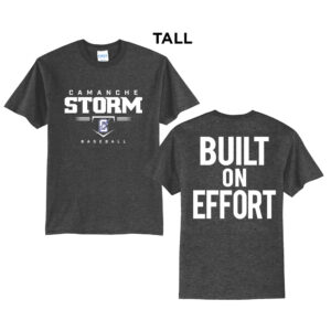 Storm Baseball Tall Short Sleeve Tee-Dark Heather Grey