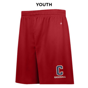 Storm Baseball Badger B-Core YOUTH 6 Inch Short-Red