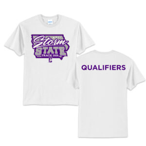 Camanche State Track Unisex Short Sleeve Tee-White
