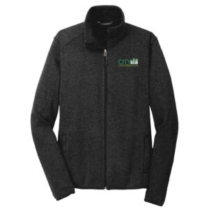 City Construction Port Authority Sweater Fleece Jacket Men-Black Heather