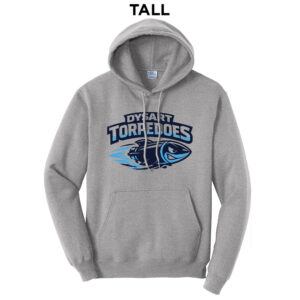 Dysart Swim Tall Fleece Hooded Sweatshirt-Athletic Heather