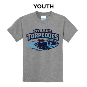 Dysart Swim Youth Short Sleeve Tee-Athletic Heather