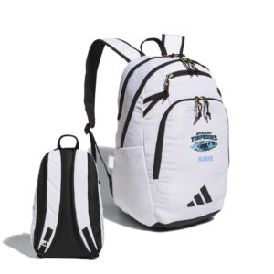 Dysart Swim adidas Defender 5 Backpack-White/Gold Metallic/Black