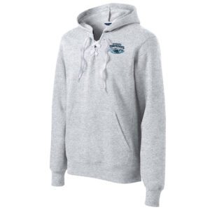 Dysart Swim Sport Tek Lace Up Pullover Hooded Sweatshirt Unisex-Athletic Heather