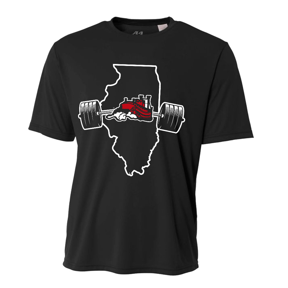 Fulton Strength Conditioning Adult Cooling Performance Tshirt -Black