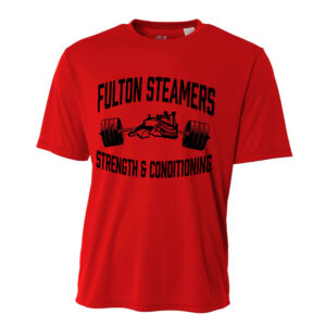 Fulton Strength Conditioning Adult Cooling Performance Tshirt-Scarlet