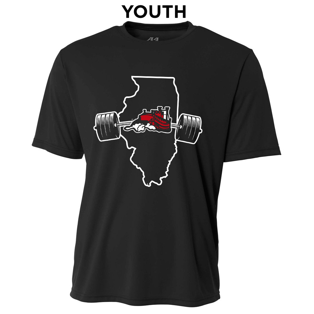 Fulton Strength Conditioning YOUTH Cooling Performance Tshirt-Black