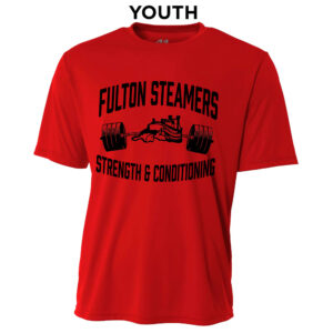 Fulton Strength Conditioning YOUTH Cooling Performance Tshirt-Scarlet