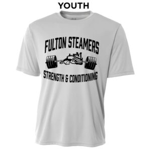 Fulton Strength Conditioning YOUTH Cooling Performance Tshirt-Silver