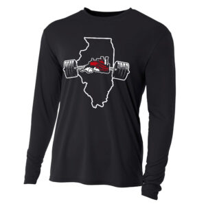 Fulton Strength Conditioning Adult Cooling Performance long sleeve Crew Tee-Black