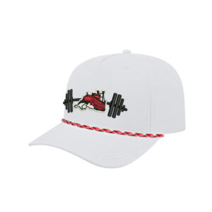 Fulton Strength Conditioning ICON performance rope golf cap-White/Red/White/ Black