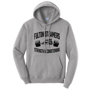 Fulton Strength Conditioning Unisex Fleece Hooded Sweatshirt-Athletic Heather