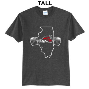 Fulton Strength Conditioning Tall Short Sleeve Tee-Dark Heather Grey