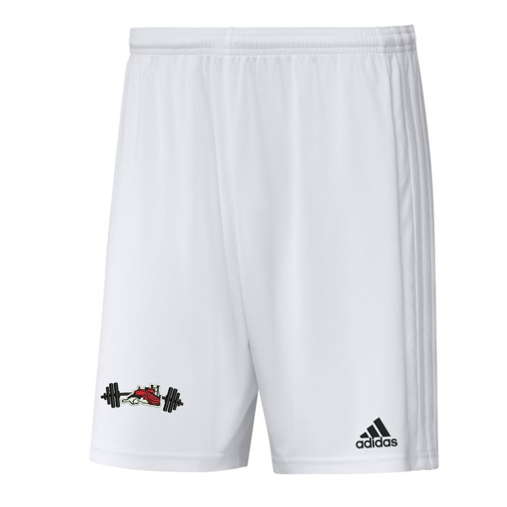 Fulton Strength Conditioning Adidas SQUADRA 21 3-stripe soccer shorts - WHITE/white