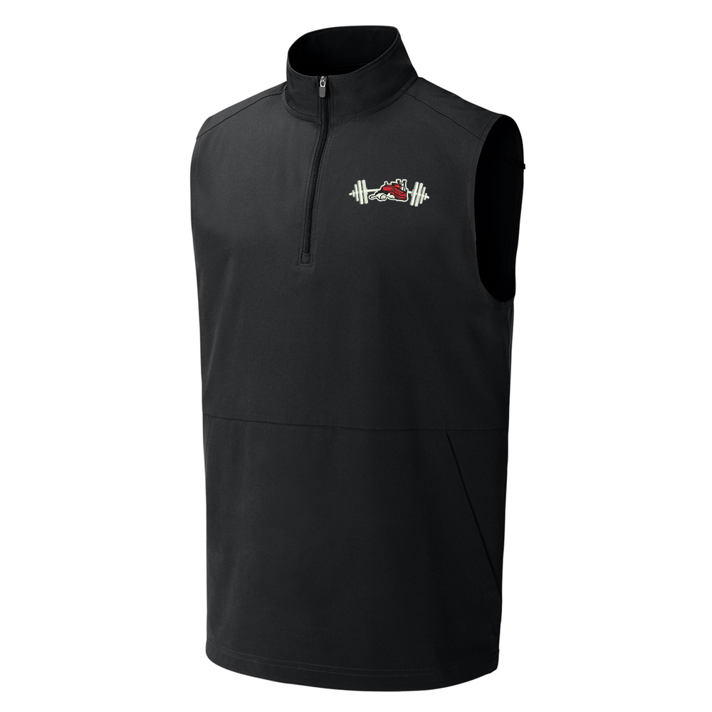 Fulton Strength Conditioning Sport-Tek Repeat 1/2-Zip Vest Men-Black