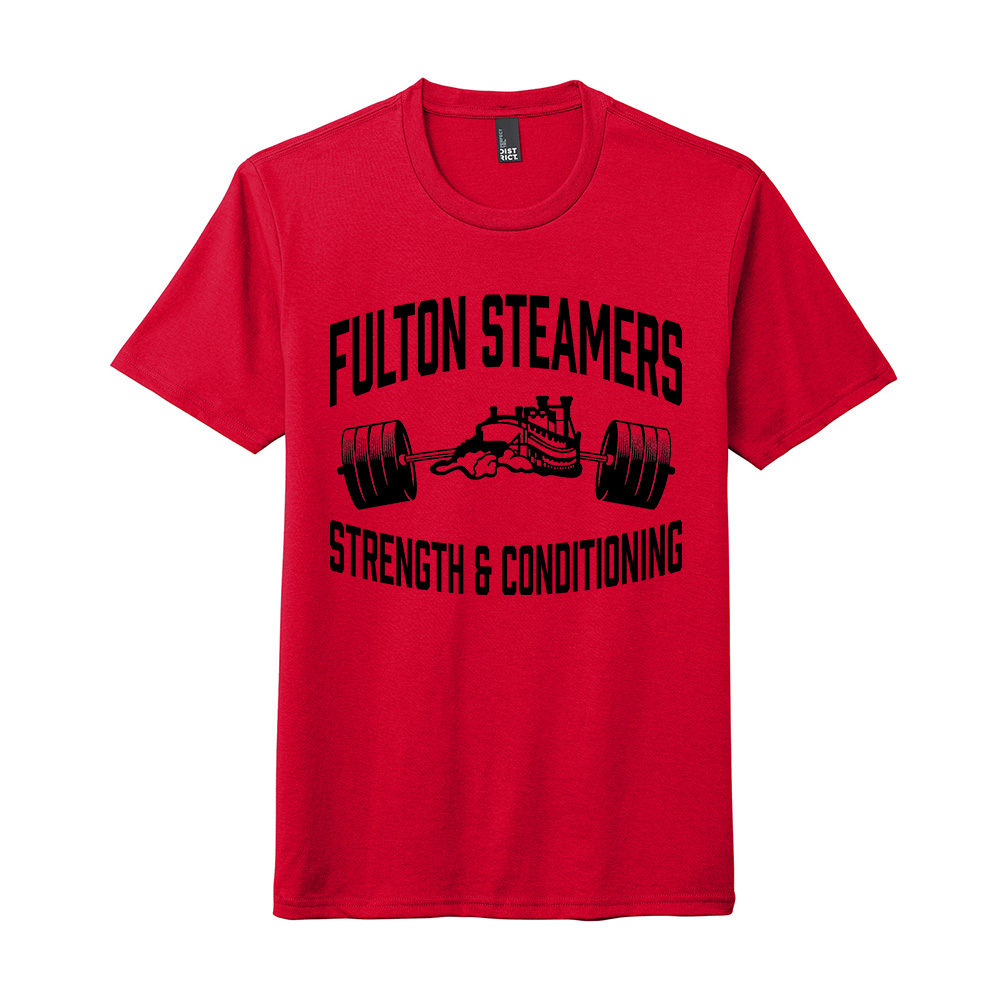 Fulton Strength Conditioning Unisex Premium Short Sleeve Tee-Red