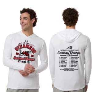 Fulton SB Sectional Champs Under Armour Mens Team Vanish Performance Hoodie-White