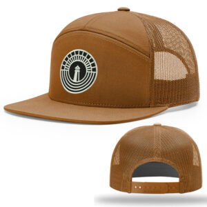 Hope City Richardson 7 Panel Trucker Cap  Solid Color-Carmel