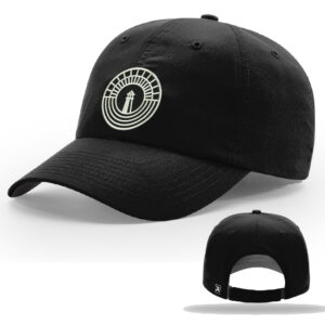 Hope City Richardson Unstructured R-Active Lite Adjustable Cap-Black
