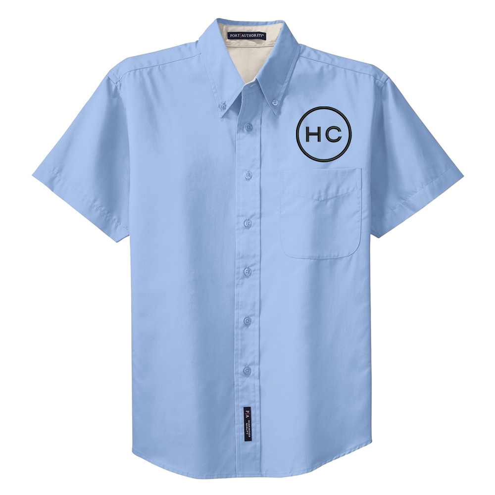 Hope City Port Authority Short Sleeve Easy Care Shirt-Light Blue