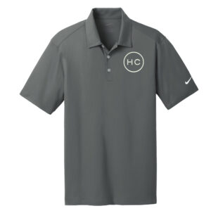 Hope City Nike Golf Dri-Fit Vertical Mesh Polo Men-Anthracite