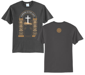 Hope City Unisex Short Sleeve Tee-Charcoal