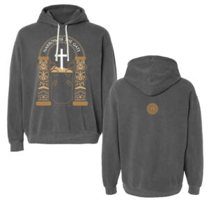 Hope City Comfort Colors Unisex Lightweight Hooded Sweatshirt-Pepper