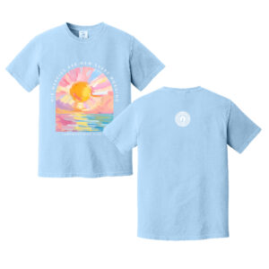 Hope City Unisex Comfort Colors Pigment Dyed Short Sleeve Shirt-Hydrangea