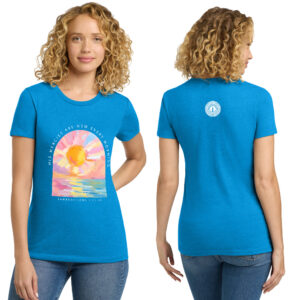 Hope City Next Level Women’s Ultra Premium CVC (60/40) Tee (fitted)- Turquoise