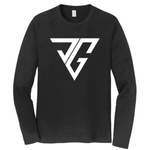 JG Unisex Cotton Fan Favorite Long Sleeve Tee-Black